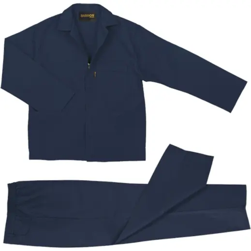 Barron Budget 100 Cotton Conti Suit Navy